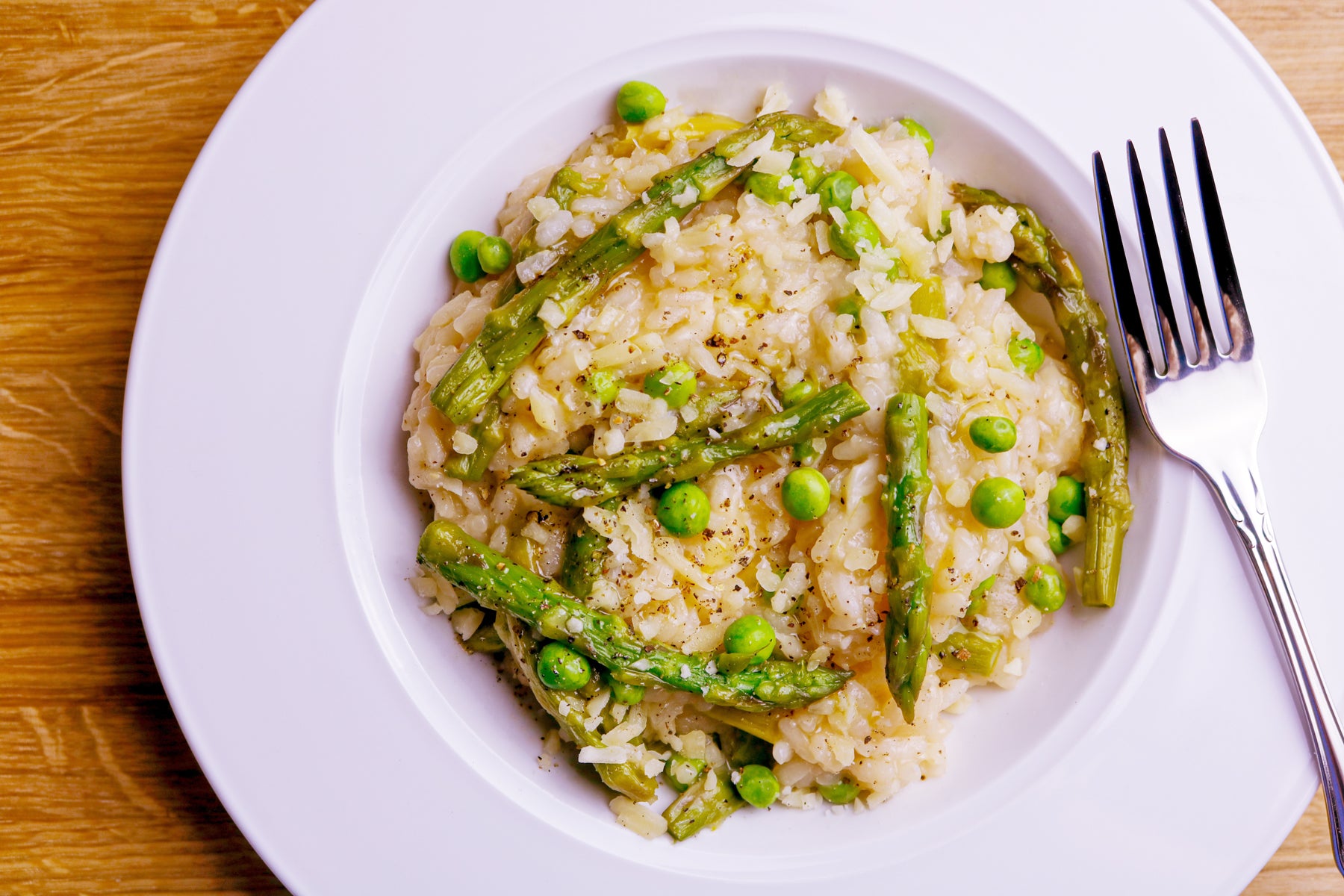 Delicious and Healthy Plant-Based Spring Vegetable Risotto