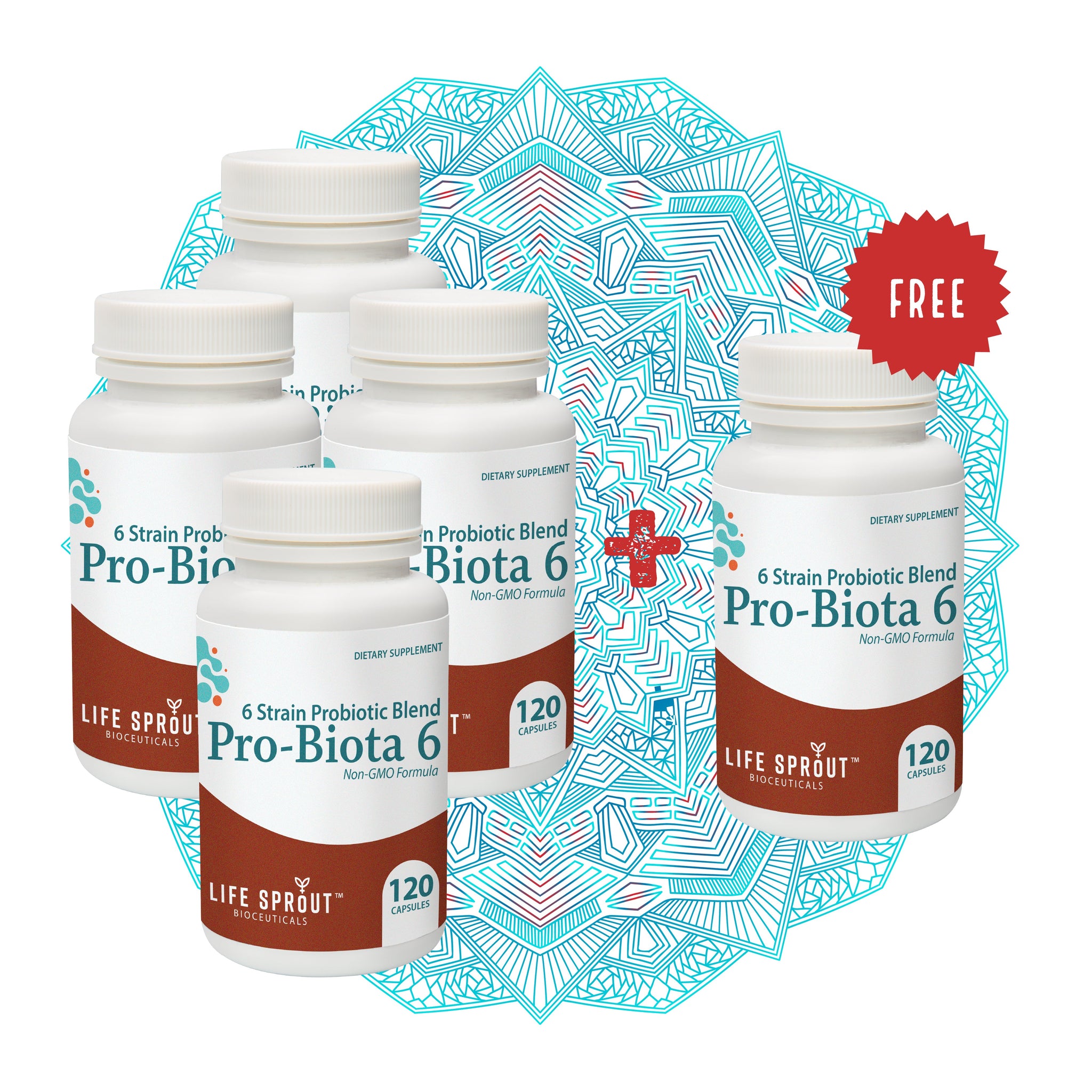 Pro-biota 6 with 20 billion probiotics and 6 active strains - 10% Off